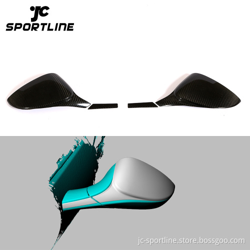 Carbon Fiber Wing Mirror Covers for Ferrari 458 Italia Coupe/Spider (2011-2016)